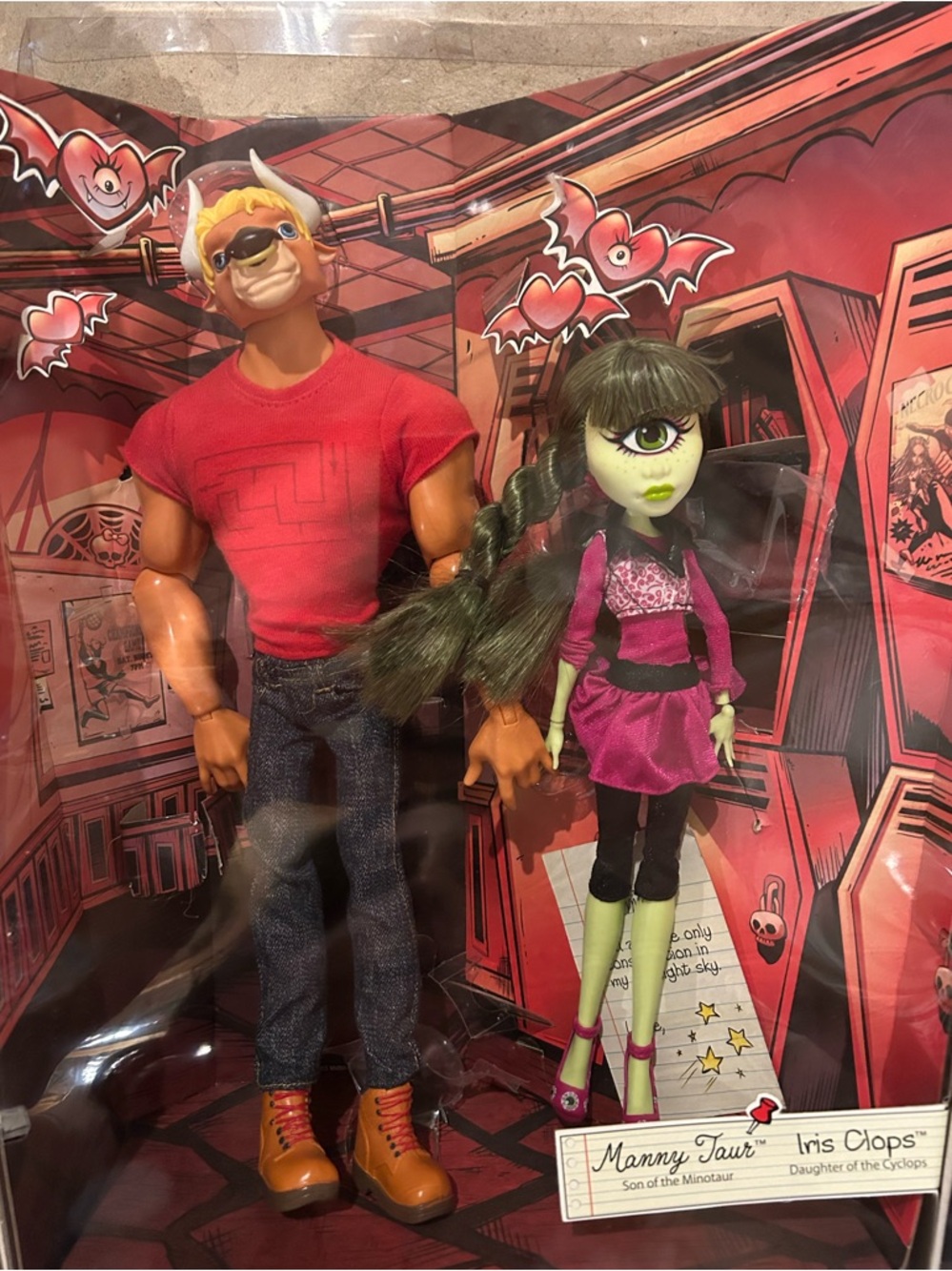 Monster High 2014 SDCC Exclusive Manny Taur and Iris Dolls